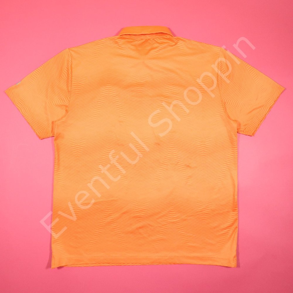 Under Armour Playoff Reactor Arcadia Bluffs Golf Polo Shirt in Orange Size XL - Picture 3 of 7
